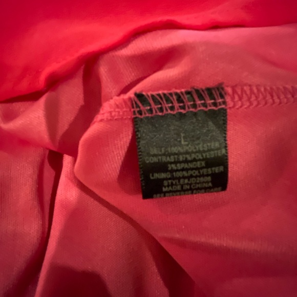 Jealous Tomato Hot Pink Open Back Dress L FREE SHIP - Picture 3 of 5